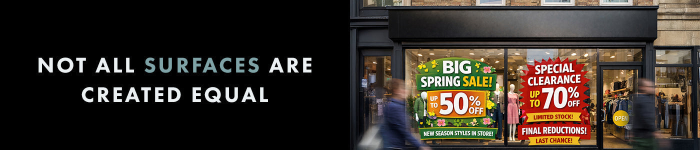 Not All Surfaces Are Equal – Tips for Reliable Window Cling