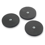 boutique magnets® BLACK 88 O/D x 8.5mm M6 Bush, closed end, flush