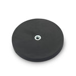 boutique magnets® BLACK 88 O/D x 8.5mm M6 Bush, closed end, flush