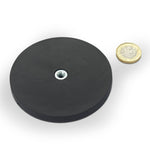 boutique magnets® BLACK 88 O/D x 8.5mm M6 Bush, closed end, flush