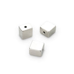 supaneo® Neodymium Block N42 Nickel Plate, 12.7mm x 9.3mm x 13.2mm with 2.5mm Diameter Central Hole