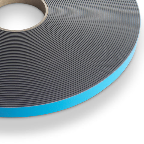 supamag® Magnetic Tape 19mm x 1.5mm With Foam Adhesive Mating, UV Coated 3" Core 30m