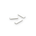 supaneo® Block N35 Nickel Plate 20mm x 6mm x 1.5mm (A) Plastic Spacers