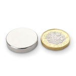 supaneo® Neodymium Disc N38 25mm diameter x 5mm (A) Plastic Spacers