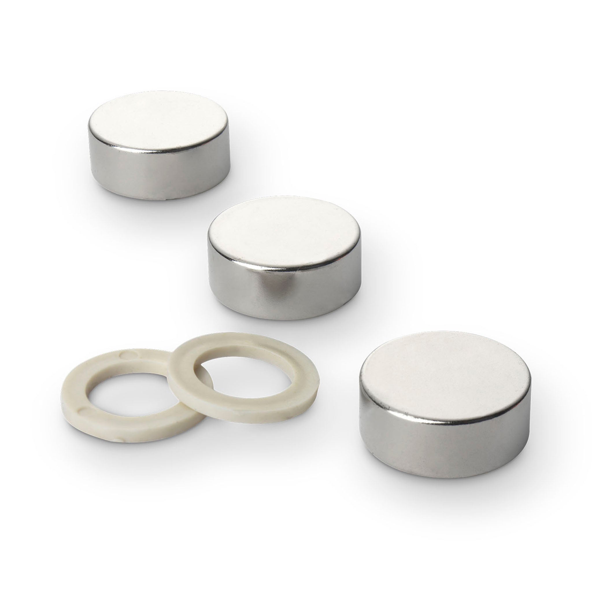 Neodymium Disc Magnet, 22mm Diameter x 10mm N35 Nickel Plated (A ...