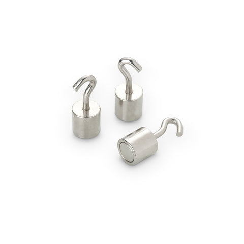 supaneo® Neodymium Pot 15mm Diameter x 15mm Nickel Plated with Hook