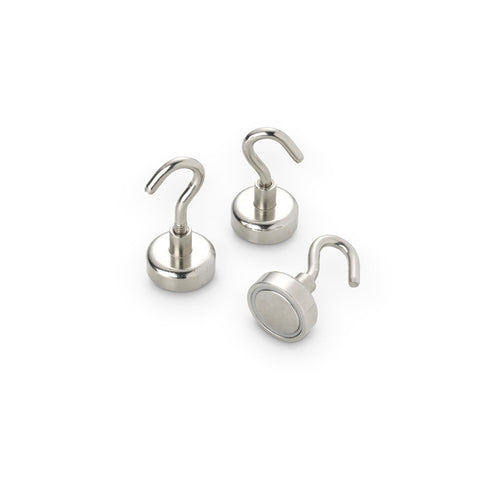 supaneo® Neodymium Pot 20mm Diameter x 7.2mm, O/H 37.8mm Nickel with Hook