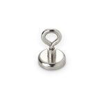 supaneo® Neodymium Pot 32mm Diameter x 7.8mm, O/H 48.8mm Nickel with Eye