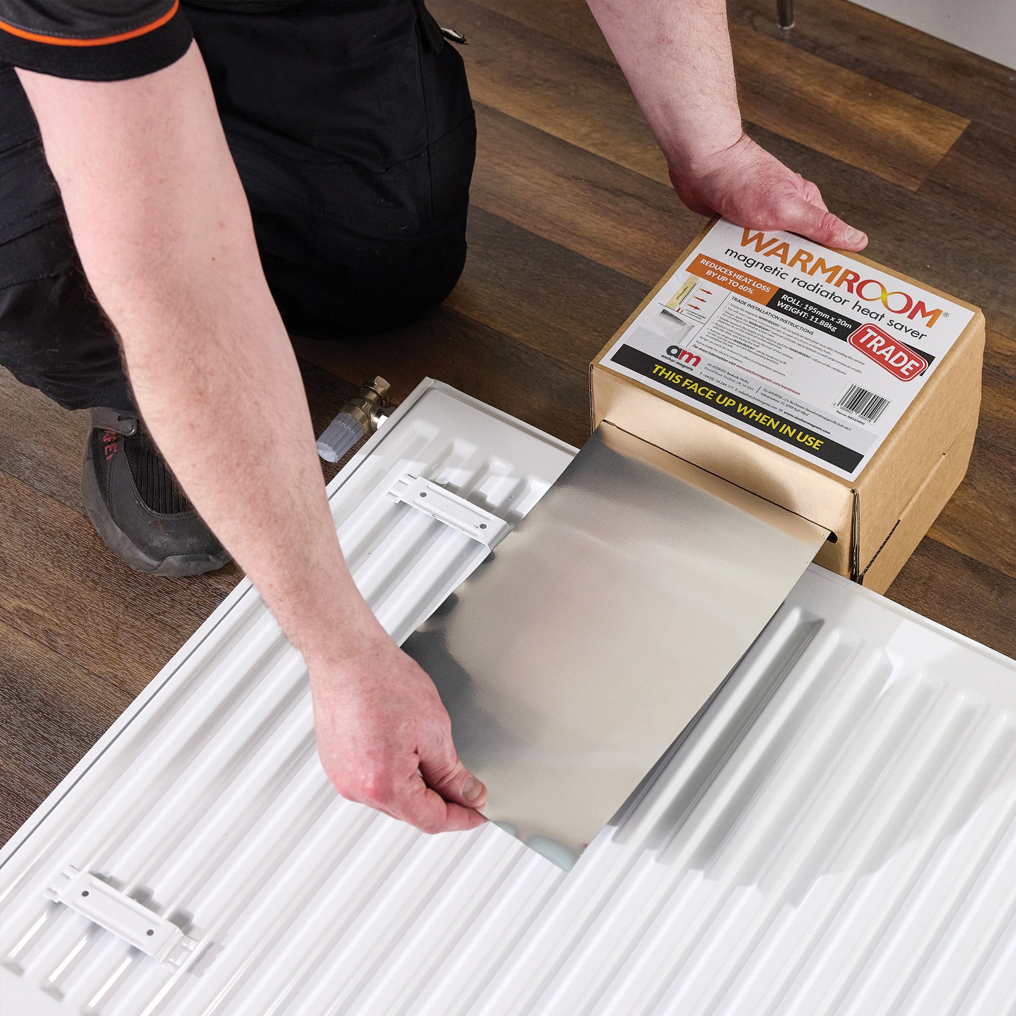 Magnet And Radiator warmroom® TRADE Magnetic Radiator Heat Saver - Radiator Foil, 30m Roll ...
