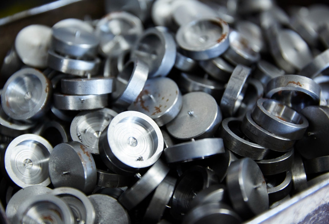 Metal magnetic components prepared for custom magnetic product manufacture