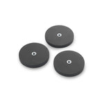 boutique magnets® BLACK 66 O/D x 8.1mm M6 Bush, open ended, flush