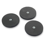 boutique magnets® BLACK 88 O/D x 8.5mm M6 Bush, open ended, flush