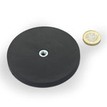 boutique magnets® BLACK 88 O/D x 8.5mm M6 Bush, open ended, flush