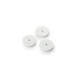 boutique magnets® WHITE 43 O/D x 6.2mm M4 Bush, open ended, flush