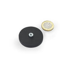 boutique magnets® Black 43mm O/D x 5.8mm M4 Boss x 3.5mm lg