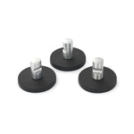 boutique magnets® Black 43mm O/D with slotted handle