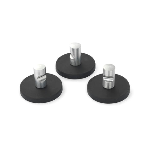 boutique magnets® Black 43mm O/D with slotted handle