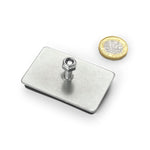 magfix® Single Neopad 1 with 1 off M6 Stud & Nut, 16mm long