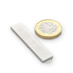 supaneo® Bar N35, 50mm x 10mm x 1.5mm  (A) Nickel, 3M 9080 With Adhesive