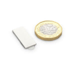 supaneo® Neodymium Bar N35, 25mm x 10mm x 1mm (A) Ni, 3M 9080 With Adhesive