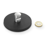 boutique magnets® BLACK 88 O/D x 8.5mm with Slotted Handle