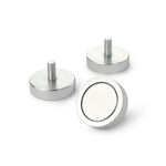 supaneo® pot 20mm diameter 6mm with M6 Stud projecting 10mm