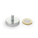 supaneo® pot 20mm diameter 6mm with M6 Stud projecting 10mm