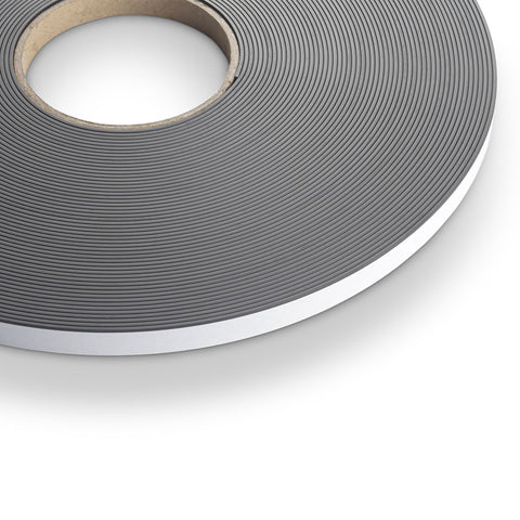 supamag® Magnetic Tape 12.7mm x 1.5mm With Standard Adhesive Mag A, UV Coated 3" Core 5m