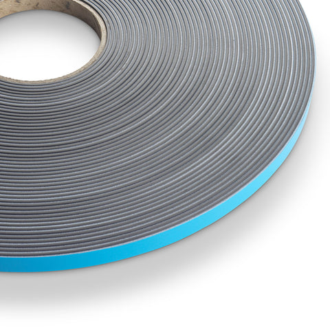 supamag® Magnetic Tape 12.7mm x 1.5mm With Foam Adhesive Mag B, UV Coated 3" Core 5m