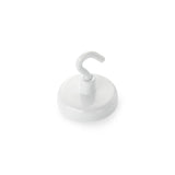 magfix® Anisotropic Ferrite Pot with hook, white 32mm diameter