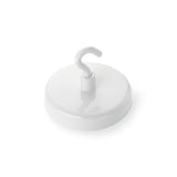 magfix® Anisotropic Ferrite Pot with hook, white 47mm diameter