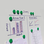 Small Marker Magnets Green 20mm x 8mm Pack of 24