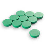 Large Marker Magnets Green 30mm x 8mm Pack of 16