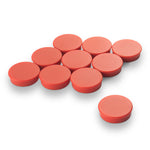 Large Marker Magnets Red 30mm x 8mm Pack of 16