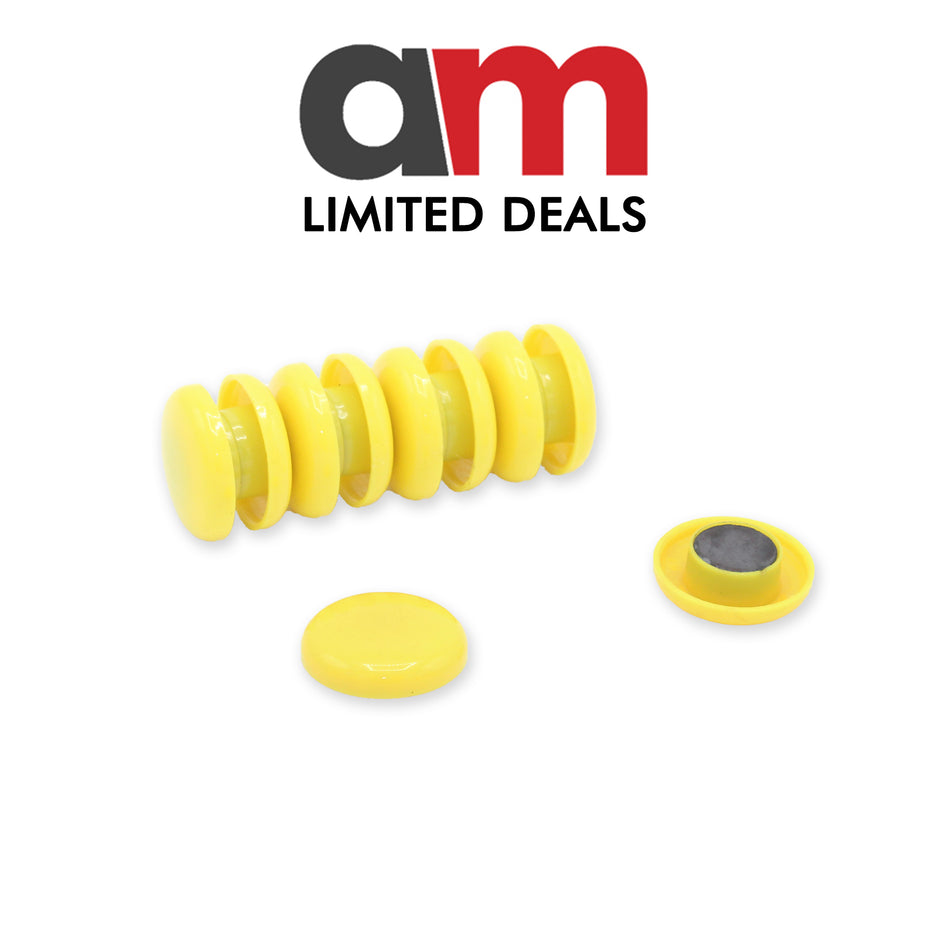 magfix® Domed Marker Magnet 30mm Yellow