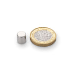 supaneo® Neodymium Disc N35 8mm diameter x 8mm (A)
