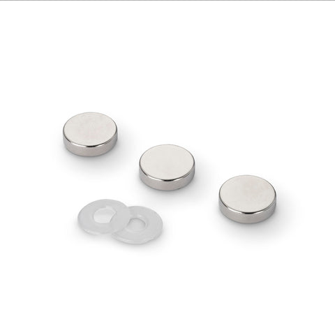 supaneo® Neodymium Disc N35 12mm diameter x 3mm (A) Plastic Spacers