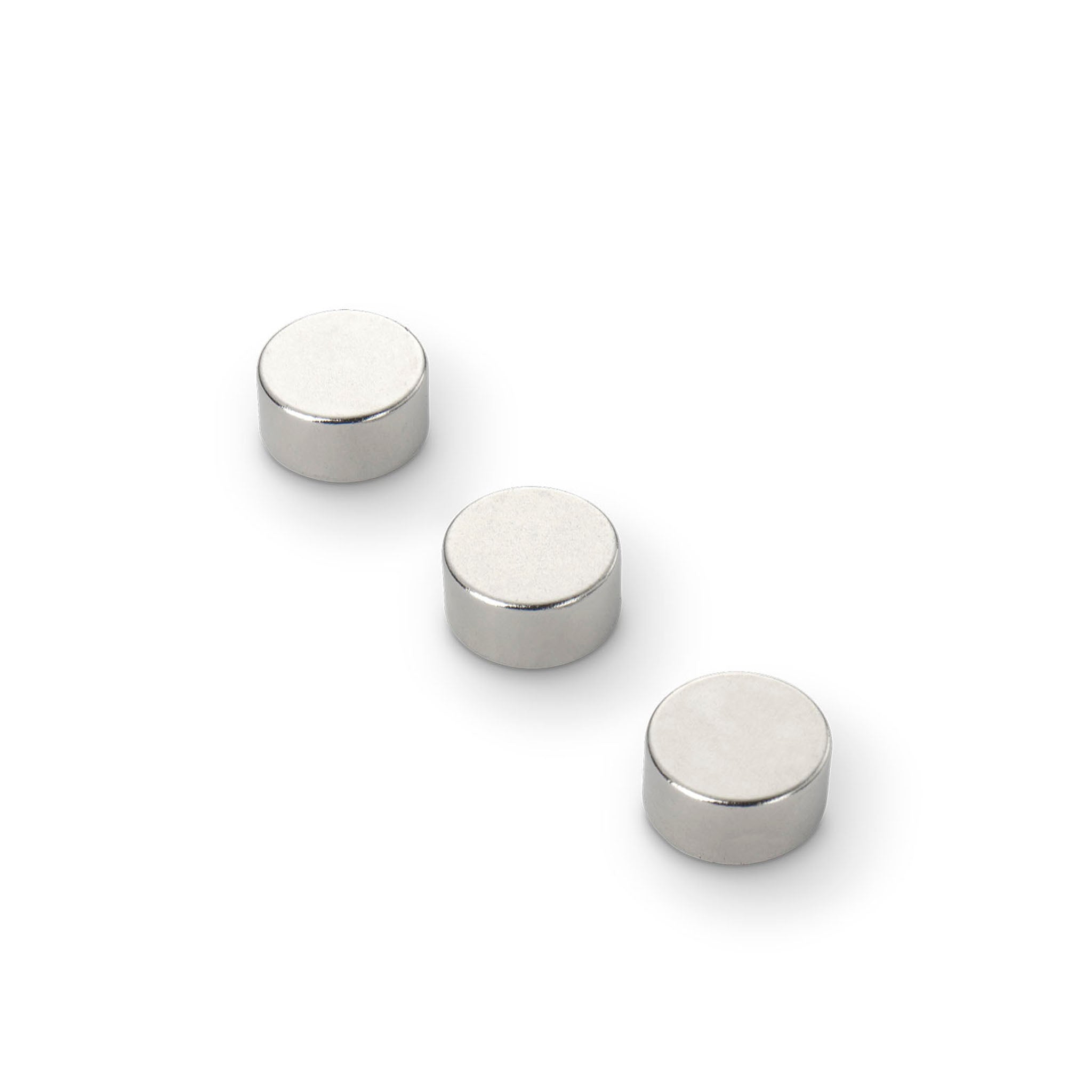 Neodymium Disc Magnet with Plastic Spacers 12mm Diameter x 6mm N35 Ni Anchor Magnets