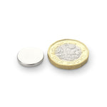 supaneo® Neodymium Disc N35 15mm diameter x 2mm (A)