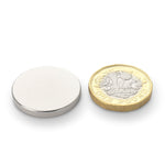 supaneo® Neodymium Disc N35 25mm diameter x 3mm (A) Plastic Spacers