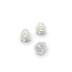supaneo® Neodymium Pot 16mm diameter 8.5mm, clear plastic with hook