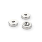 supaneo® Neodymium Ring N35H 20mm O/D x 6.4mm I/D x 5mm (A) Countersunk Pair