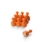 supaneo® Neodymium TenPin Magnets N38, 12mm diameter 20mm tall, Orange Pack of 10