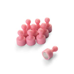 supaneo® Neodymium TenPin Magnets N38, 12mm diameter 20mm tall, Pink Pack of 10