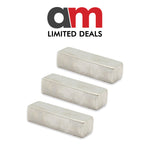 SUPANEO® NEODYMIUM BLOCK N35 NICKEL PLATE 30MM X 2.5MM X 1.5MM (A)