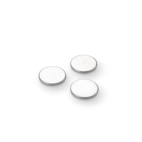Steel Disc, Zinc Plated 15mm diameter 1mm height