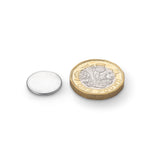 Steel Disc, Zinc Plated 15mm diameter 1mm height