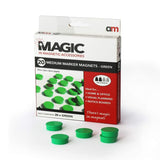 Medium Marker Magnets Green 25mm x 8mm Pack of 20