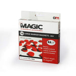 Large Marker Magnets Red 30mm x 8mm Pack of 16