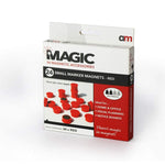 Small Marker Magnets Red 20mm x 8mm Pack of 24
